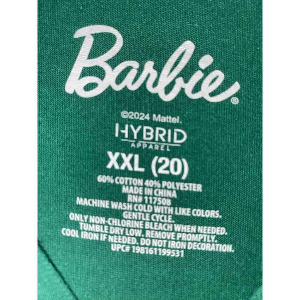 Barbie 59 Sports & Social Club Green Jersey Tee XXL 20 - Picture 3 of 4